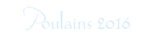 Titre page poulains2016